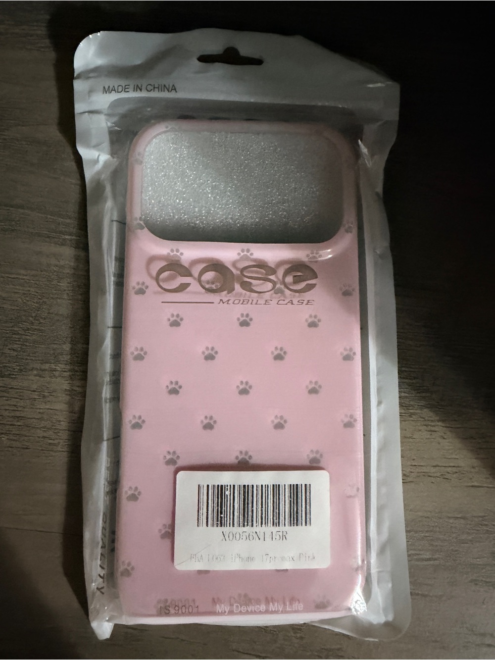 Pink Paw Print Mobile Phone 17 pro max Case